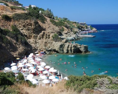 παραλία Ψαρομούρα κοντά στην Αγία Πελαγία Ηρακλείου